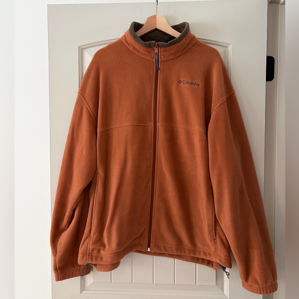 Columbia Men’s Steens Mountain 2.0 Full Zip Fleece Jacket - XXL - Burnt Orange